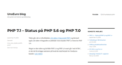 Desktop Screenshot of blog.unoeuro.com